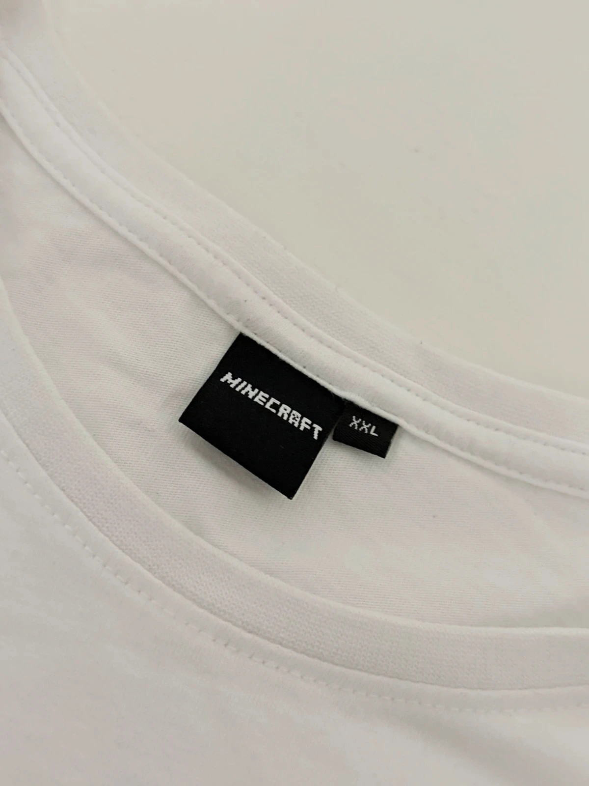 Official Minecraft White Creeper Short Sleeve T-Shirt 100% Cotton Men's XXL – photo 9